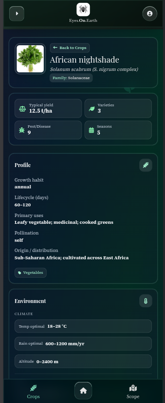 FarmLens Crop Recommendations - Mobile